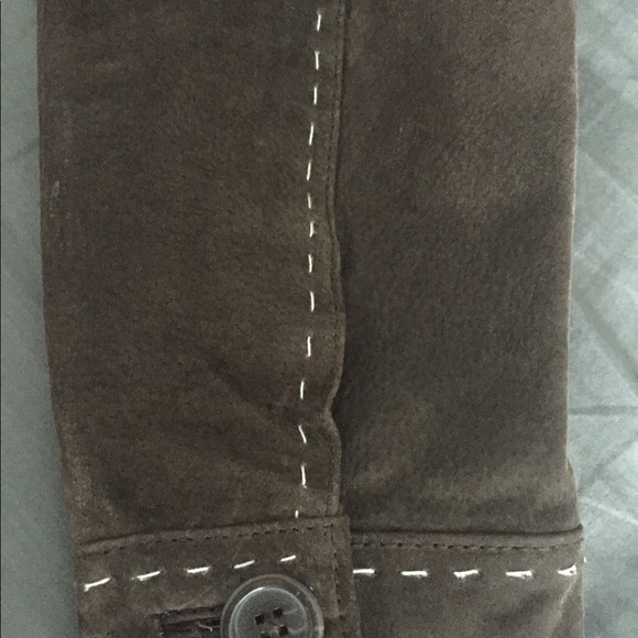 Madison Suede (100% Leather) Brown Jacket, Size 12 - Picture 5 of 7